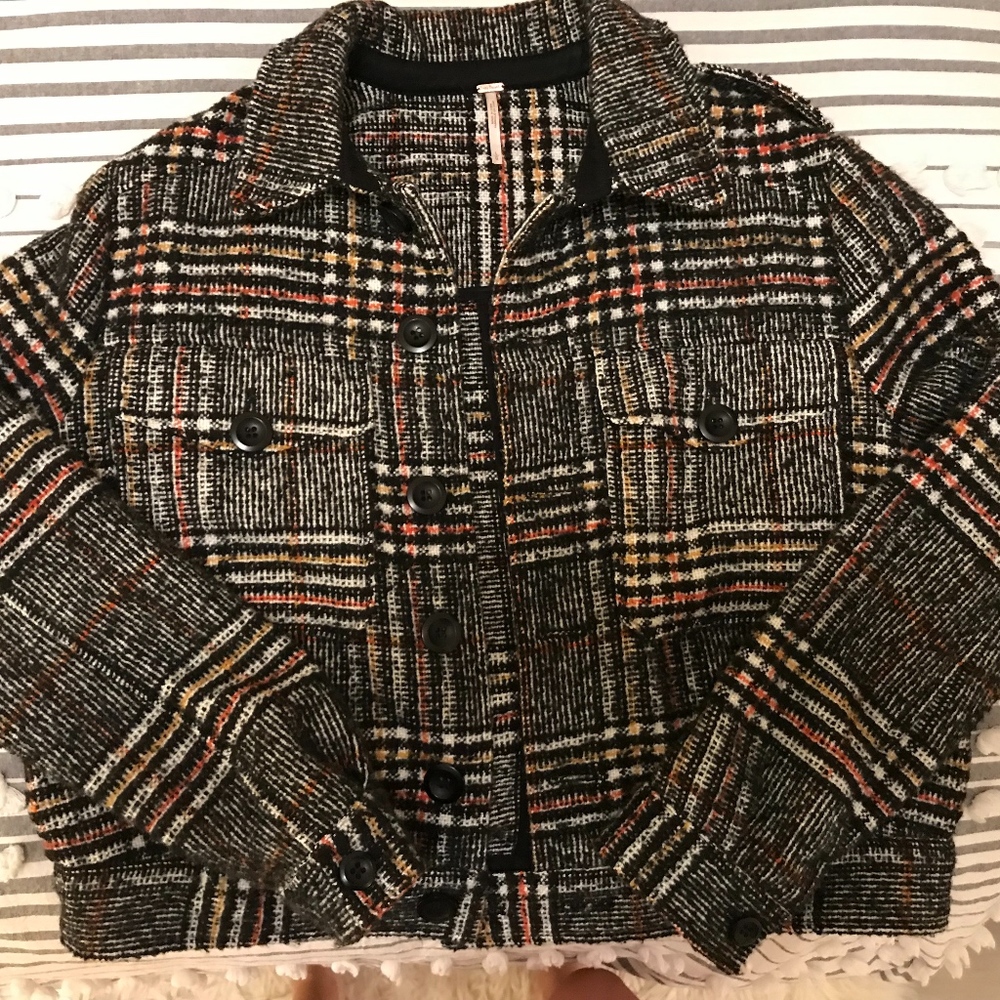 Free People plaid jacket